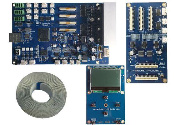 White ink pyrography printer TX800 single head network port inkjet  board Industrial inkjet printer control board kit